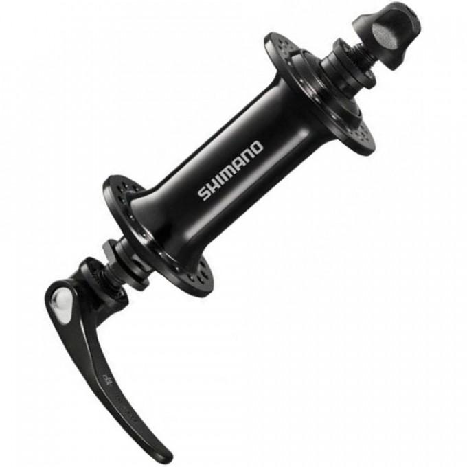 Втулка передняя SHIMANO RS400, 32 отверстия, QR 133 мм, черный EHBRS400BL Втулка передняя SHIMANO RS400, 32 отверстия, QR 133 мм, черный EHBRS400BL