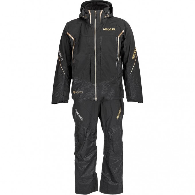 Костюм SHIMANO NEXUS RT-119S Gore-Tex, чёрный, размер XL 59YRT119S19 Костюм SHIMANO NEXUS RT-119S Gore-Tex, чёрный, размер XL 59YRT119S19