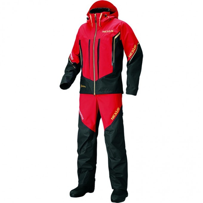 Костюм SHIMANO NEXUS RT-119S Gore-Tex красный, размер L 59YRT119S28 Костюм SHIMANO NEXUS RT-119S Gore-Tex красный, размер L 59YRT119S28