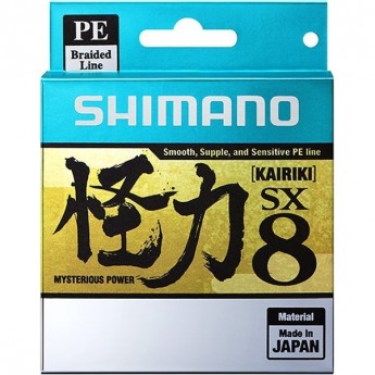 Леска плетёная SHIMANO KAIRIKI 8 PE 150 м разноцветная 0.160 мм 10.3 кг