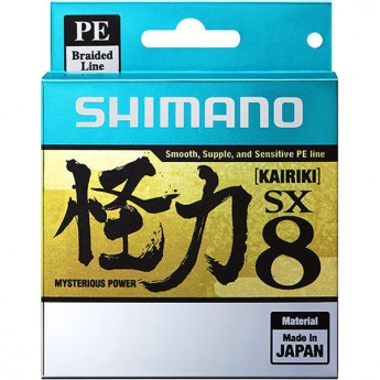 Леска плетёная SHIMANO KAIRIKI 8 PE 150 м разноцветная 0.215 мм 20.8 кг