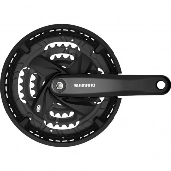 Система SHIMANO ACERA, M371, 170мм, Кв, 44/32/22, с болтами, черный