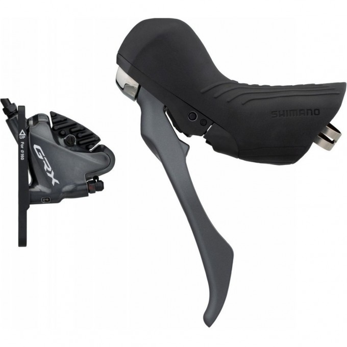 Тормоз дисковый SHIMANO GRX, j-kit direct, (левый BL-RX810)/(передний BR-RX810(F), полимерная колодка IRX8104DLF6SC100 Тормоз дисковый SHIMANO GRX, j-kit direct, (левый BL-RX810)/(передний BR-RX810(F), полимерная колодка IRX8104DLF6SC100