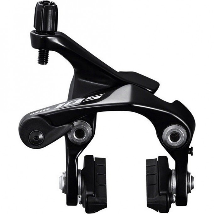 Тормоз клещевой SHIMANO 105, R7010, задний seat stay, колодки R55C4, IBRR7010RS82L Тормоз клещевой SHIMANO 105, R7010, задний seat stay, колодки R55C4, IBRR7010RS82L
