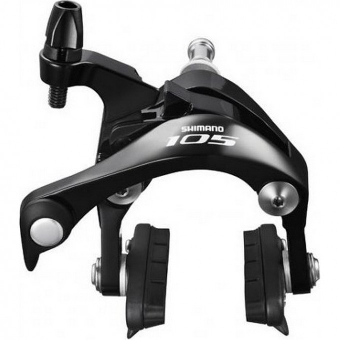 Тормоз SHIMANO 105 BR-5800, клещевой, задний, болт:10.5 /12,8мм, черный, KBR5800AR82AL Тормоз SHIMANO 105 BR-5800, клещевой, задний, болт:10.5 /12,8мм, черный, KBR5800AR82AL