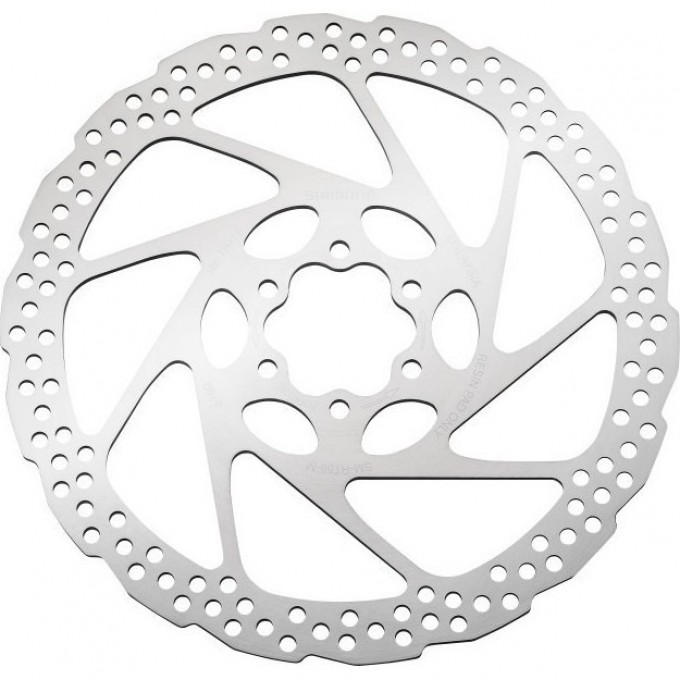 Тормозной диск SHIMANO RT56, 180мм, 6-болтов, только для пластиковых колодок ESMRT56MC Тормозной диск SHIMANO RT56, 180мм, 6-болтов, только для пластиковых колодок ESMRT56MC