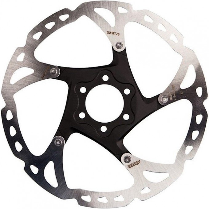 Тормозной диск SHIMANO XT, RT76, 203 мм, 6-болтов ISMRT76L2 Тормозной диск SHIMANO XT, RT76, 203 мм, 6-болтов ISMRT76L2
