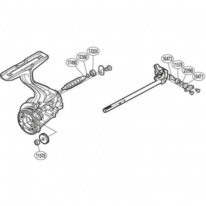 Запчасть для катушки SHIMANO OSCILLATION SET набор для бесконечного винта PK0340 Запчасть для катушки SHIMANO OSCILLATION SET набор для бесконечного винта PK0340