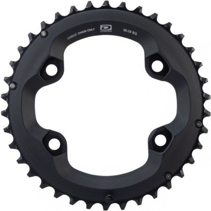 Звезда передняя SHIMANO DEORE, для M6000-2, 34T, черный, Y1WD98040 Звезда передняя SHIMANO DEORE, для M6000-2, 34T, черный, Y1WD98040